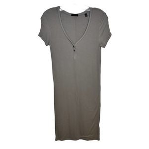 ATM Anthony Thomas Melillo Women’s Maxi Dress Long Grey Medium